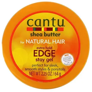 Comparateur de prix : Cantu, Shea Butter for Natural Hair, Extra Edge Stay Gel, 2.25 oz (64 g)