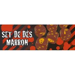 Non communiqué ZOMBICIDE - SET DE DÉS MARRON