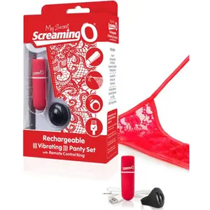 The Screaming O - Charged Remote Control Panty Vibe Red