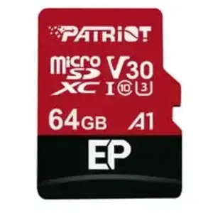 Comparateur de prix : Patriot Memory PEF64GEP31MCX mémoire flash 64 Go MicroSDXC Classe 10