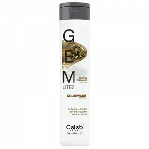 Gem Lites Colorwash Brown Diamond Sunbrown - Celeb Luxury Shampoing 24... pas cher