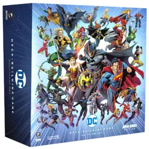 Comparateur de prix : Cryptozoic Entertainment Coffret Multiverse pour le jeu de construction de deck DC Comics Super Heroes