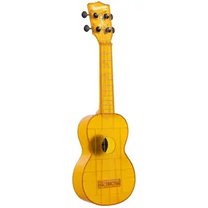 Comparateur de prix : Kala Amber Yellow Transparent Soprano Waterman ukulélé soprano étanche
