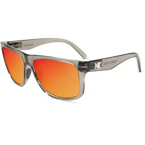 Knockaround - Lunettes de soleil - Torrey Pines Sport Clear Grey / Red Sunset  - Gris pas cher