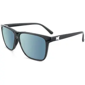 Knockaround - Lunettes de soleil - Fast Lanes Sport Jelly Black / Sky Blue  - Noir pas cher