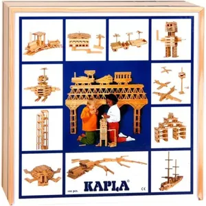 Jeu de construction Kapla Coffret 100 Planchettes Natures pas cher