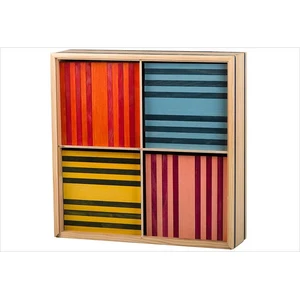 Kapla - Coffret 8 couleurs - 100 planchettes - à partir de 3 ans pas cher