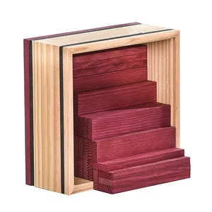 Comparateur de prix : Carré 40 Kapla - Coffret en bois 40 planchettes violet prune
