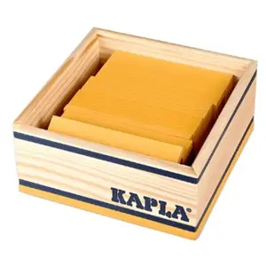 Coffret 40 planchettes Jaune Kapla pas cher