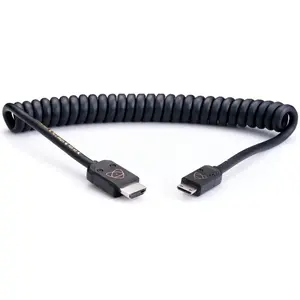 Atomos ATOM4K60C4 câble mini HDMI spiralé 40 cm (4K60p)Vendu paramazon