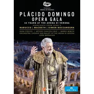C MAJOR Plácido Domingo Opera Gala 50 ans aux Arenes de Verone DVD