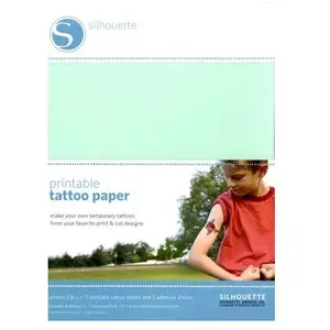 Silhouette Papier pour tatouage temporaire - 2 feuillesVendu parscrapmalin
