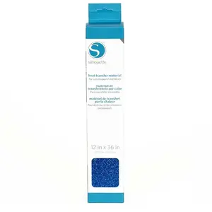 Silhouette Transfert à chaud Glitter - bleu - 30,5 cm x 0,9 mVendu parscrapmalin