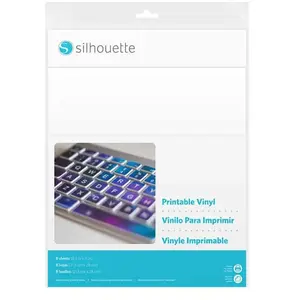 Silhouette Vinyle imprimable - adhésif - 8 feuilles