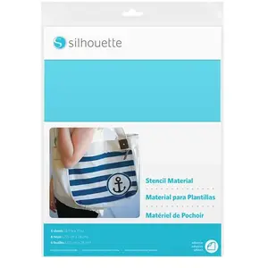 Silhouette Matériel pour pochoir - adhésif - 6 feuilles