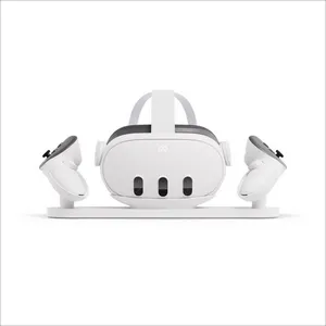Station de charge sans fil Meta pour casque Meta Quest 3 Blanc et Noir