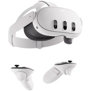 Casque de Réalité Virtuelle - META - Quest 3 - 128 GB - Blanc - Manette incluse pas cher
