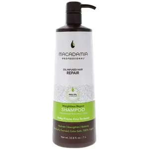 Macadamia Shampoing hydratant - Weightless Repair - Cheveux fins à très fins - 1 L Vendu parparfums-moins-chers