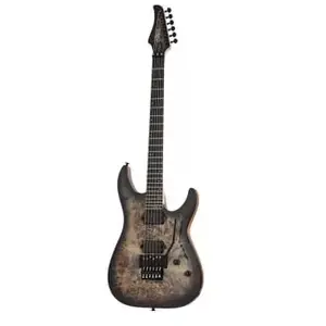 Comparateur de prix : Schecter C-6 PRO FR Floyd Rose - Guitare électrique - Charcoal Burst