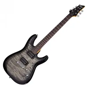Comparateur de prix : Schecter C-6 PLUS - Guitare électrique - Charcoal Burst