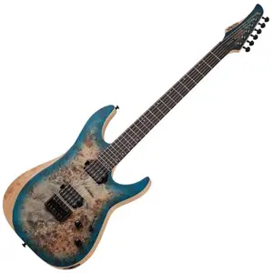 Comparateur de prix : Schecter Reaper-6 Satin Sky Burst Guitare électrique