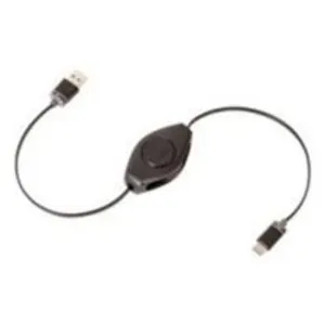 Retrak cable type c - type a noir noir pas cher