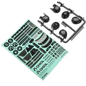 Axial AX31049 Helmet Set Black Yeti