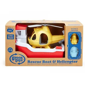 Green Toys Bateau de sauvetage et hélicoptère pas cher