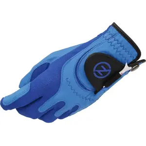 Zero Friction Cabretta Elite Gant de Golf Main Gauche pour Homme Bleu Taille Unique