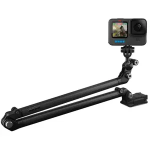 Accessoires pour caméra sport Gopro Bras d’extension Boom et fixations adhésives pas cher