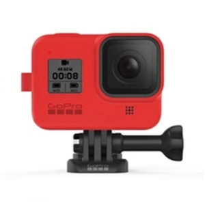 GoPro Etui Gopro Sleeve + Lanyard Hero8 Firecracker Red pas cher