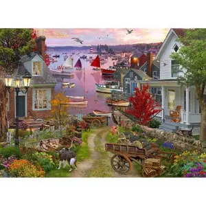 Vermont Christmas Company Puzzle 1000 pièces : Soirée au port pas cher