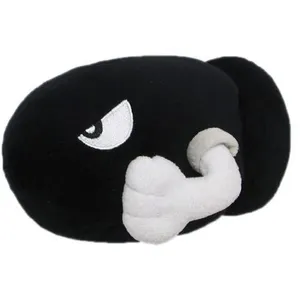 Little Buddy peluche Super Mario Bros. Bullet Bill15 cm noir pas cher