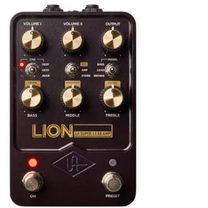 Universal Audio - Uafx Lion Amp - Pédale D'amplification Lion'68 Série Uafx pas cher