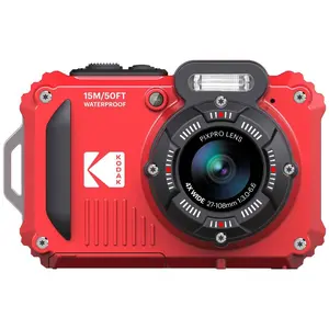 Comparateur de prix : Kodak Appareil photo compact étanche Pixpro WPZ2 Rouge - 0819900014020