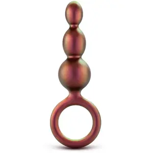 Anal Adventures Matrix - Beaded Loop Anal Plug - Cuivre pas cher