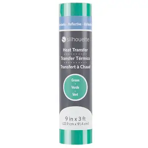 Silhouette Transfert Flex réfléchissant - vert - 22,9 x 91,4 cmVendu parscrapmalin