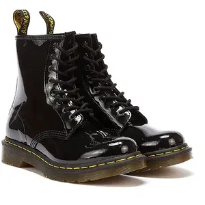 Dr. Martens 1460 Patent Lamper Femme Noir Bottes EU 38
