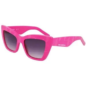 Lunettes de Soleil - KARL LAGERFELD - KL6158S - 525 FUCHSIA - Classique - Rose - Tendance pas cher