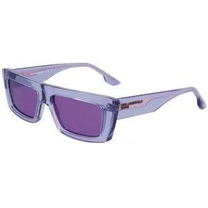 Lunettes de Soleil - KARL LAGERFELD - KLJ6147S - 662 LAVENDER - Injecté - Unisex pas cher