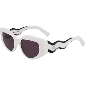 Lunettes de Soleil - KARL LAGERFELD - KL6144S - Aviator - Femme - Blanc pas cher
