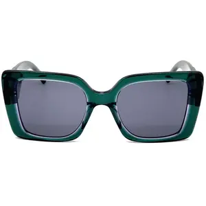 KARL LAGERFELD Femme Kl6126s Lunettes de Soleil, Bleu pétrole/Lilas, 52/20/140 pas cher