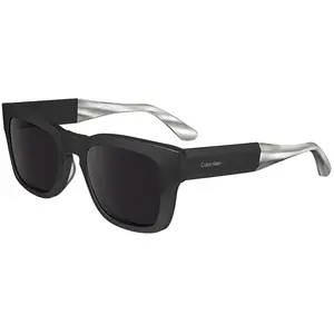 Comparateur de prix : Calvin Klein Unisex Adult Sunglasses CK23539S - Black with Solid Grey Lens