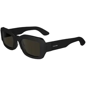 Comparateur de prix : Calvin Klein Unisex Adult Sunglasses CK24511S - Black with Solid Brown Lens