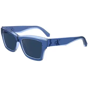 Calvin Klein Jeans Unisex Adult Sunglasses CKJ24609S - Blue with Solid Blue Lens pas cher