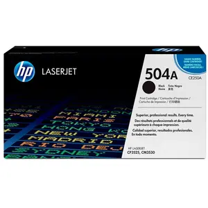Comparateur de prix : HP 504A - noir - original - LaserJet - cartouche de toner (CE250A)