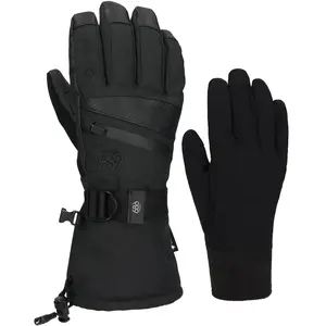 686 - Gants de ski 3 en 1 imper-respirantes en GORE-TEX - W Gore-Tex Smarty 3In1 Gauntlet Glove Black pour Femme en Laine - Taille L - Noir pas cher