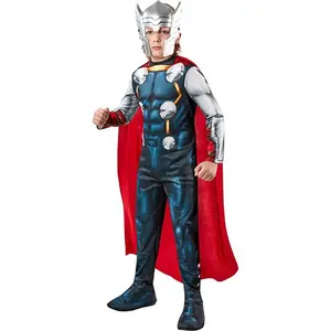RUBIE'S Avengers Officiel - Déguisement Classique Thor Enfant - Taille XL - 9-10 ans - 129 à 140 cm - Costume Combinaison Blanche et Bleue et Casque - Pour Halloween, Carnaval - Idée Cadeau de NoëlVendu paramazon