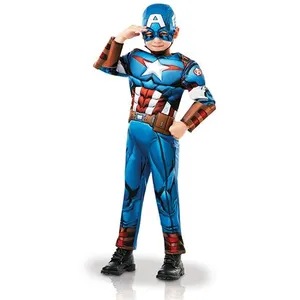 Comparateur de prix : RUBIE'S déguisement luxe captain america garçon - 3/4 ans - bleu - r640833t34