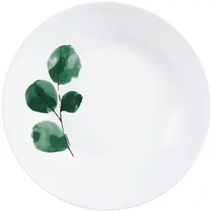 Comparateur de prix : Luminarc - 6 Assiettes creuses Eucalyptus blanches - D.20x4.2 cm T.U